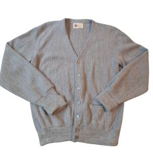 Vintage Sears Kings Road Men's size Medium Ivy league Preppy Professor Cardigan